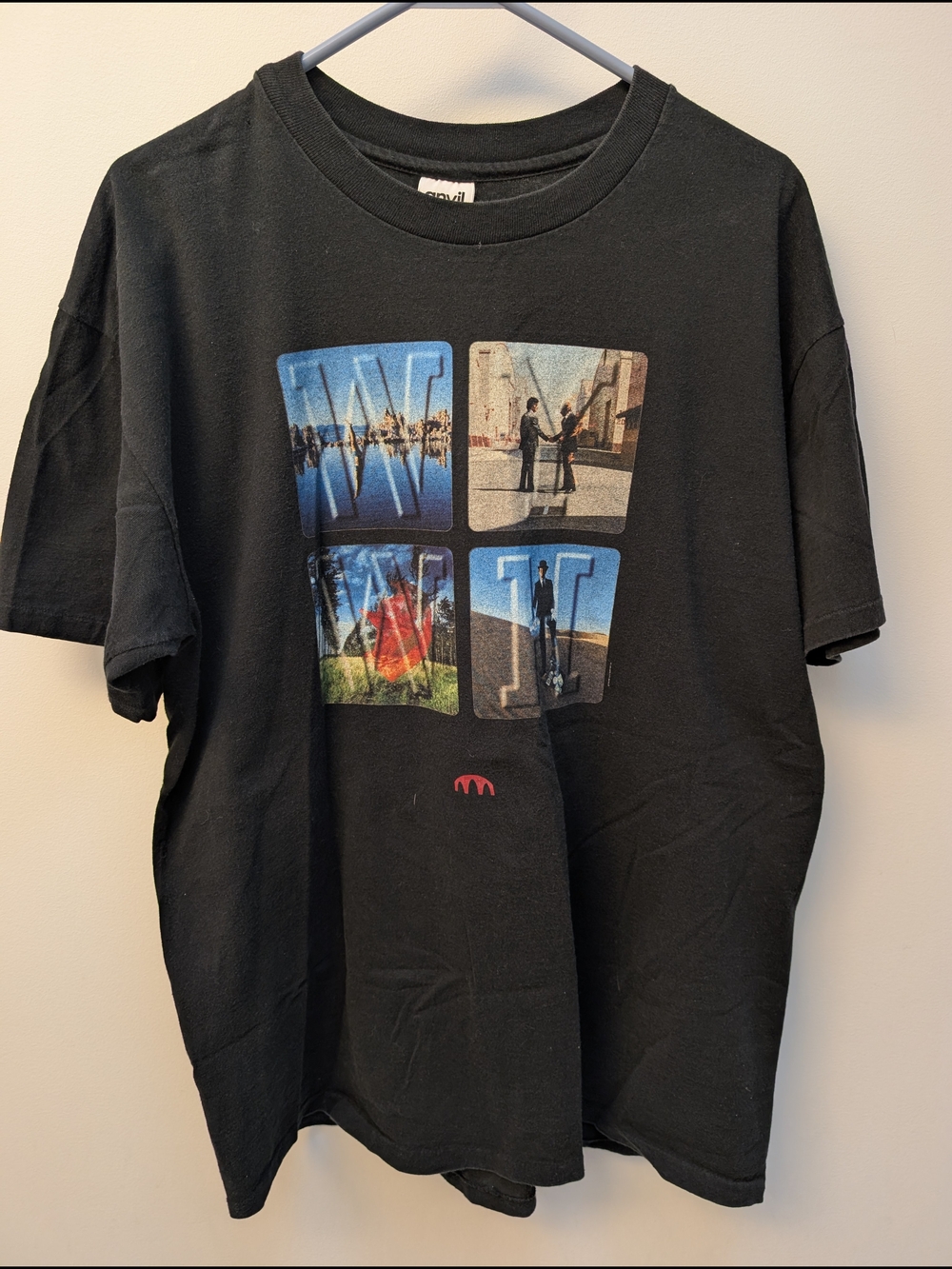 🌟 Vintage Pink Floyd "Wish You Were Here" Double-Sided T-Shirt - Anvil XL 🌟